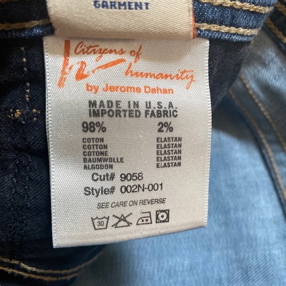 Citizens Of Humanity Blue Flare Jeans REPOSH - Picture 7 of 11